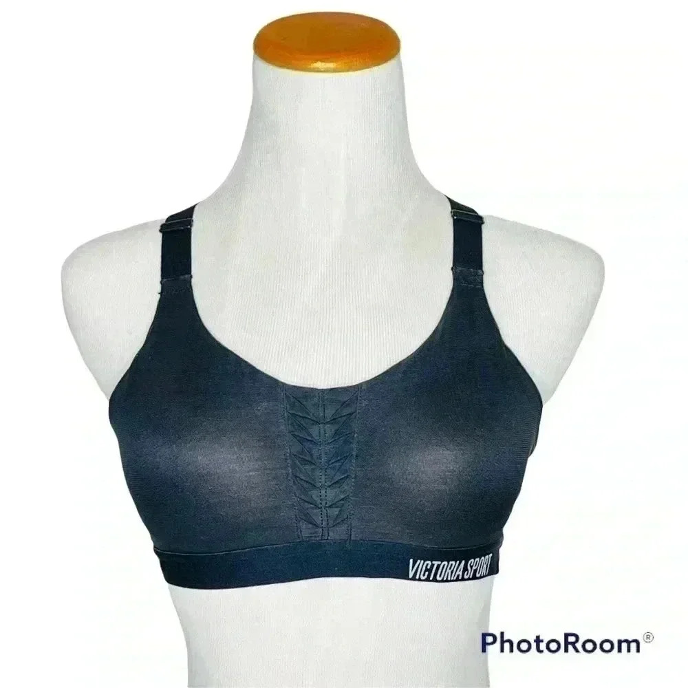 Victoria Sport, Victoria's Secret Black T-Back Lightweight Sports Bra, 32B
